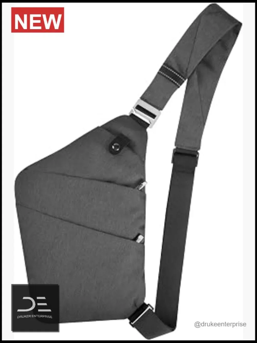 Anti-theft Crossbody Sling Bag Lightweight Nylon Shoulder Bag